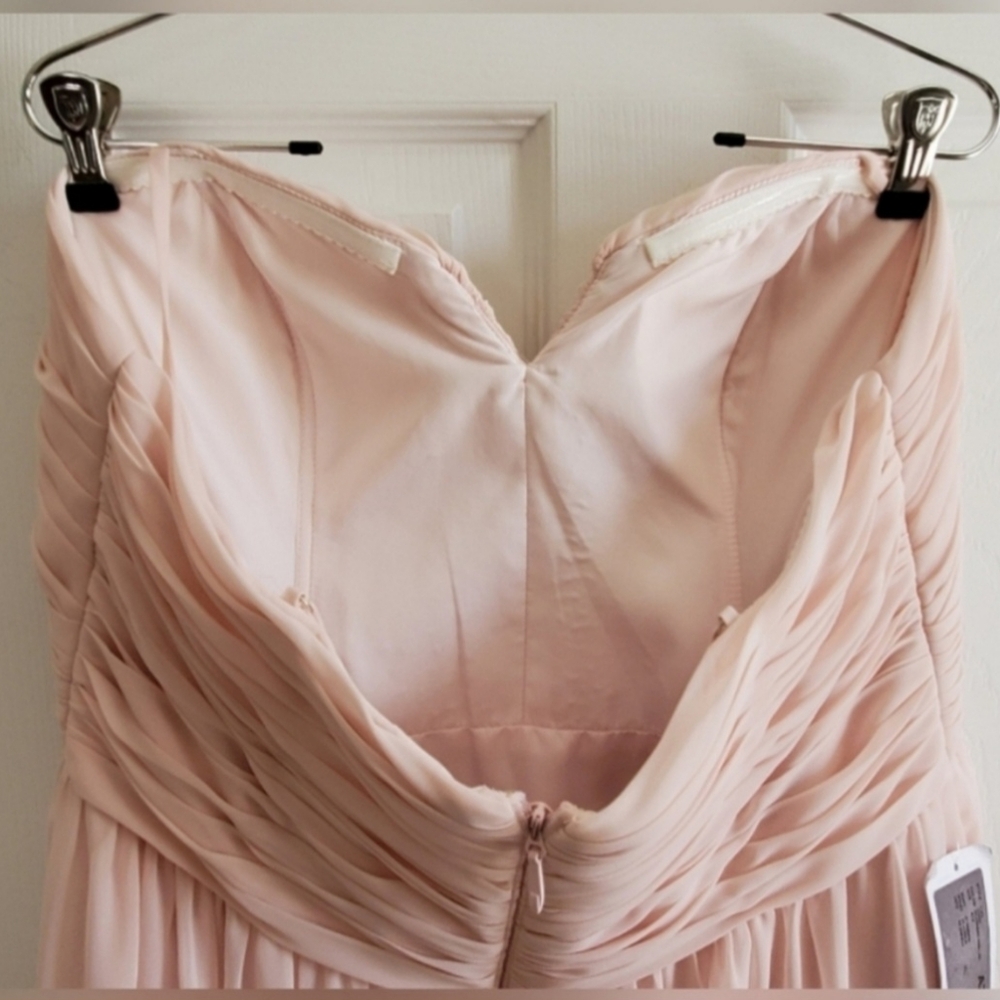 NEW Azazie Bridesmaid Gown. Blush Pink. Size 14. - Picture 4 of 10